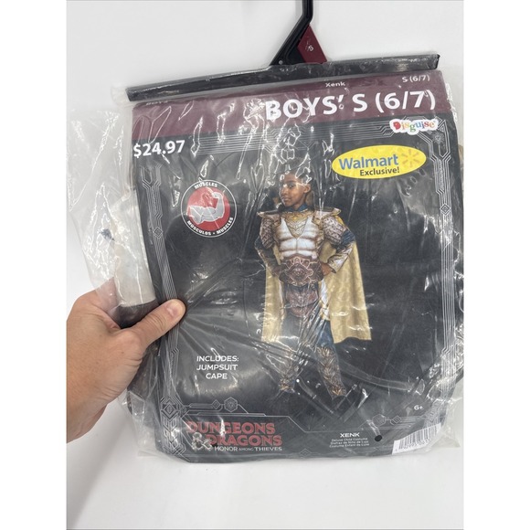 Boys S (6/7) Xenk the Paladin Dlx Muscle Halloween Costume Dungeons & Dragons - Picture 2 of 8